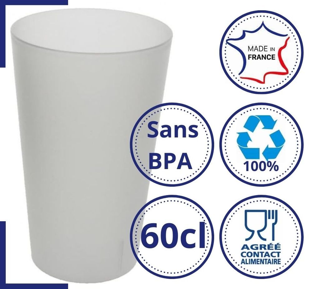 Kitchen utensils - Washable Ecocup cups - APERO CONCEPT