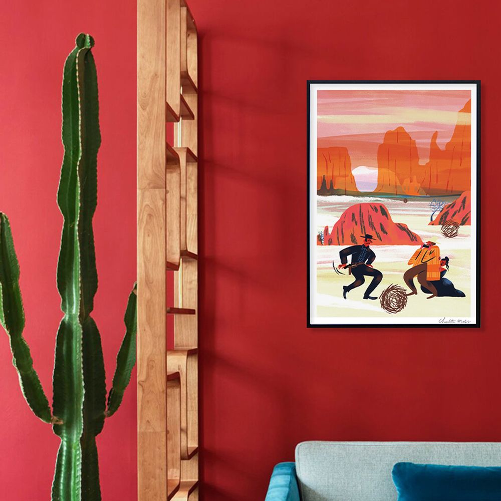 Office design and planning - Art Print - Movies with Charlotte Molas - SERGEANT PAPER