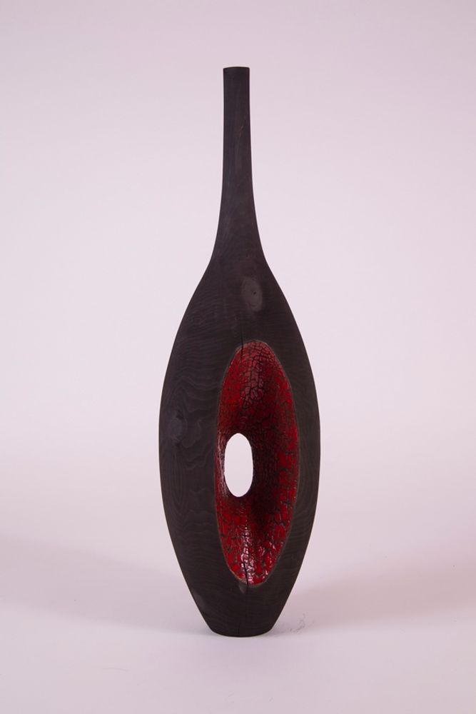 Sculptures, statuettes et miniatures - Vase Salmanazar Contraste - LE BOIS D'YLVA CREATION CRAKŬ