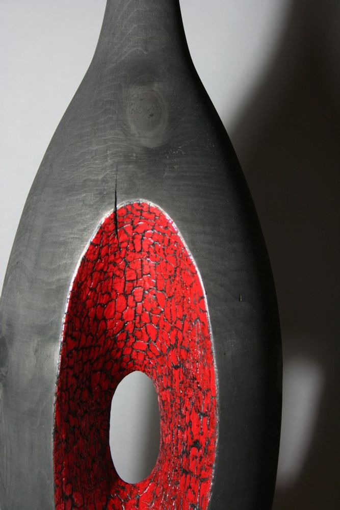 Sculptures, statuettes et miniatures - Vase Salmanazar Contraste - LE BOIS D'YLVA CREATION CRAKŬ
