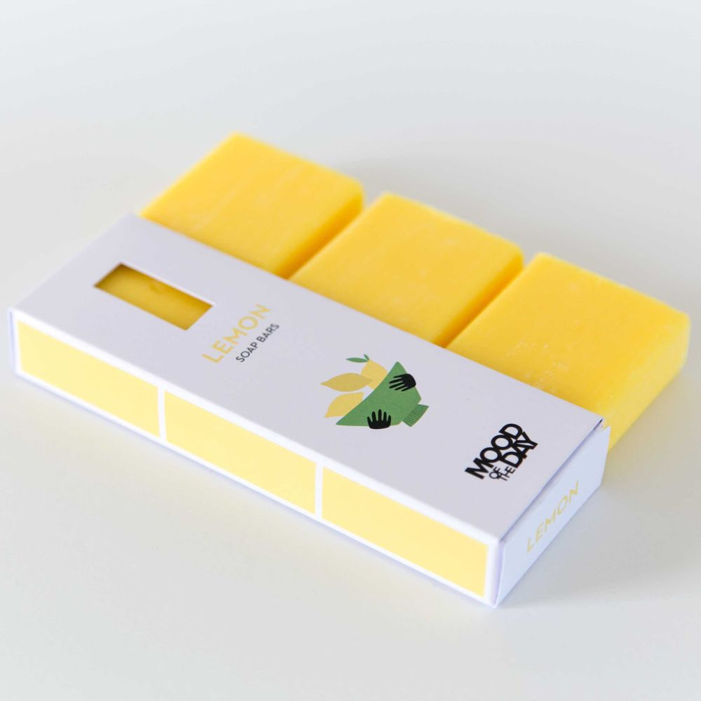 Gifts - MOOD OF THE DAY BOX OF 3 x 50g SOAPS - MOOD OF THE DAY