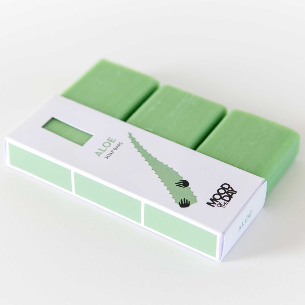 Gifts - MOOD OF THE DAY BOX OF 3 x 50g SOAPS - MOOD OF THE DAY