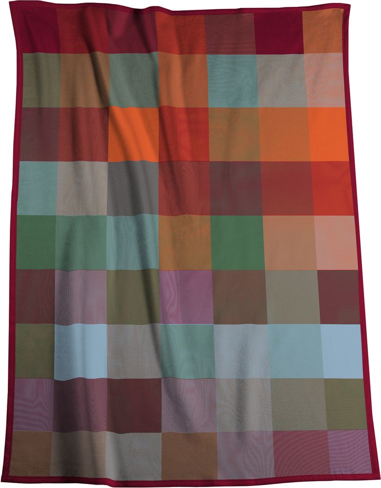 Throw blankets - Throw Colour-Woven / Blue-Woven - BIEDERLACK