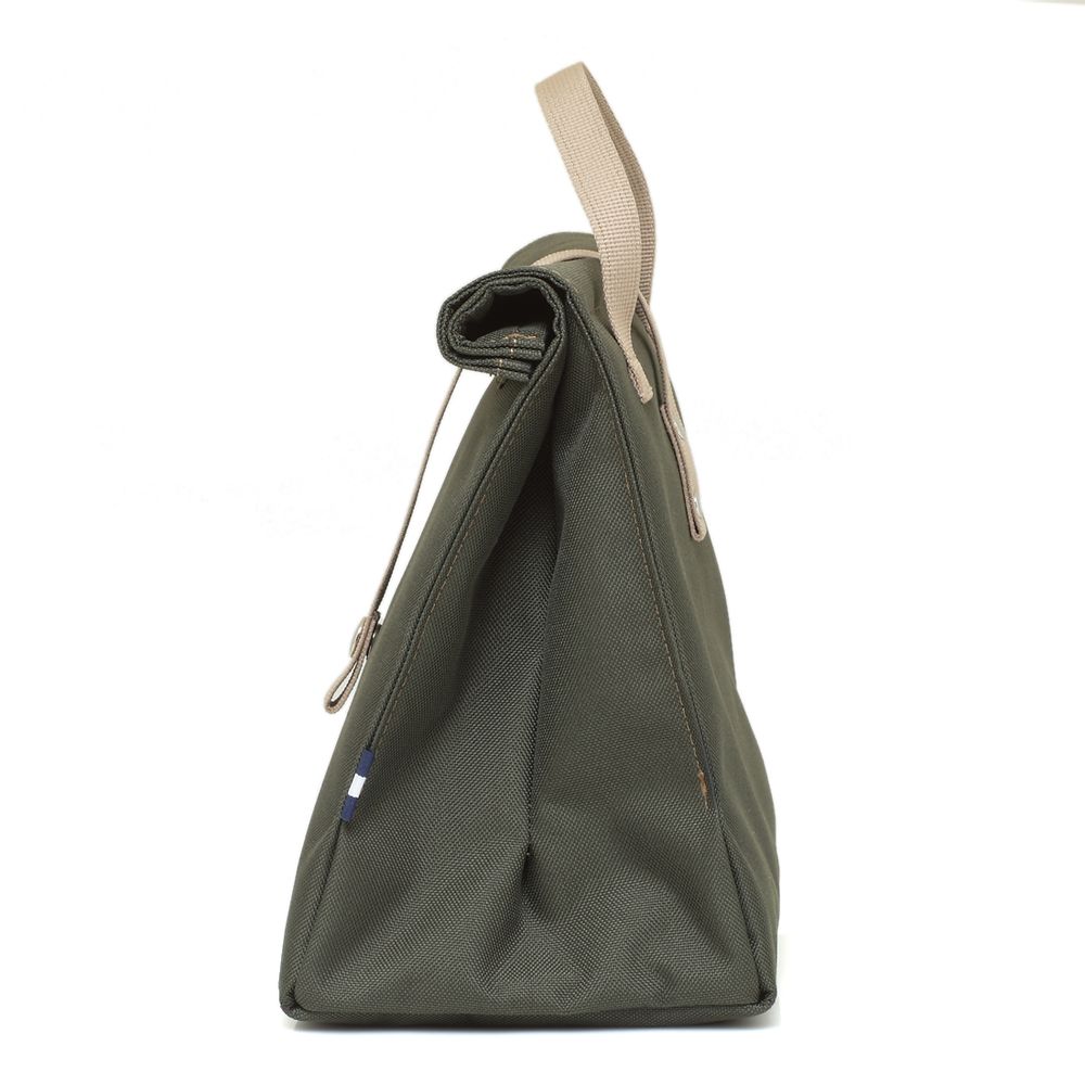 Cadeaux - Sac Isotherme à Repas Olive avec bracelet beige The Original Lunchbag - THE LUNCHBAGS
