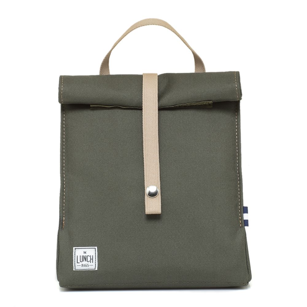 Cadeaux - Sac Isotherme à Repas Olive avec bracelet beige The Original Lunchbag - THE LUNCHBAGS