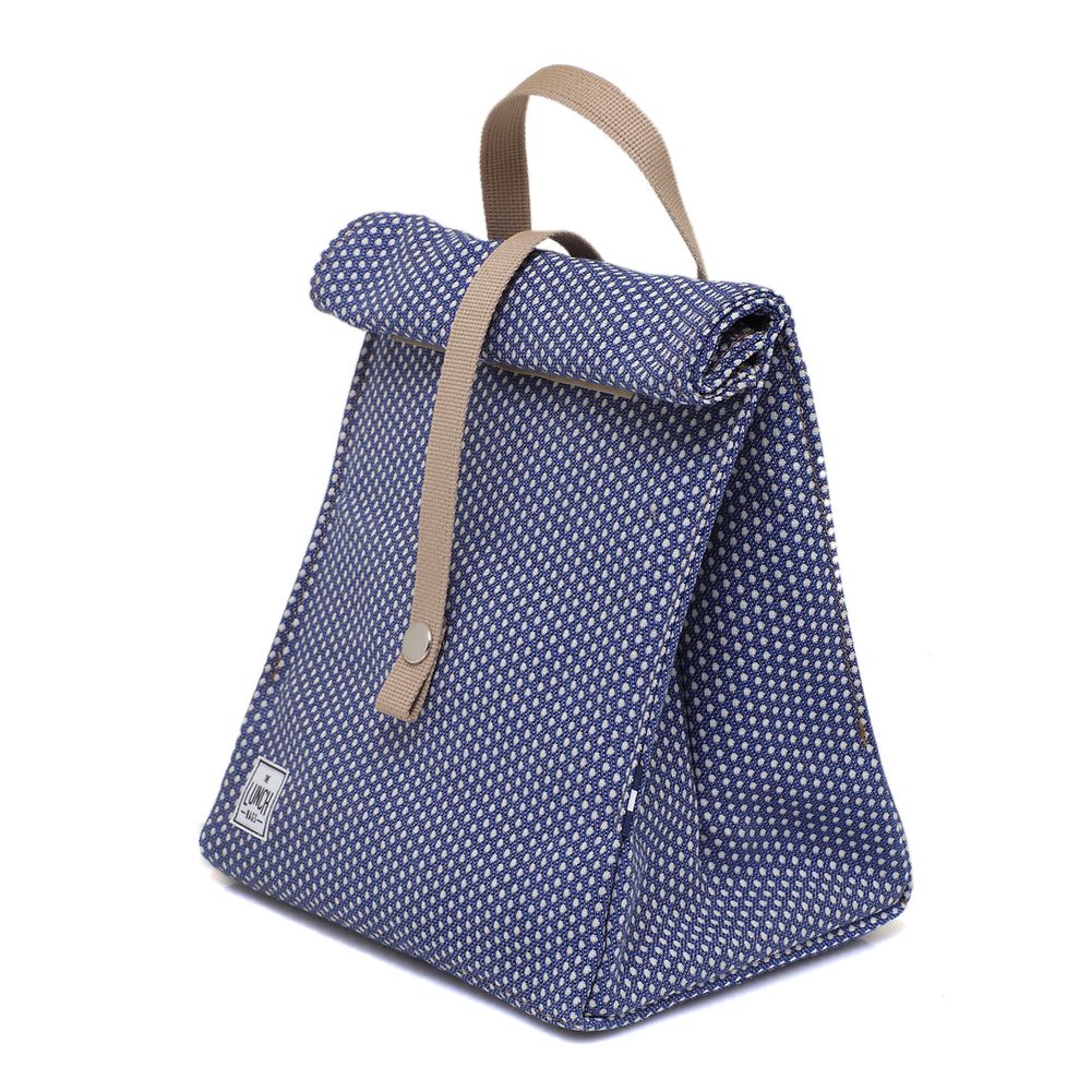 Cadeaux - Sac Isotherme à Repas Pois avec sangle beige The Original Lunchbag - THE LUNCHBAGS