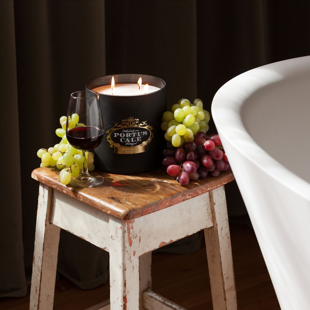 Bougies - Portus Cale Bougie à quatre mèches Rouge rubis - CASTELBEL