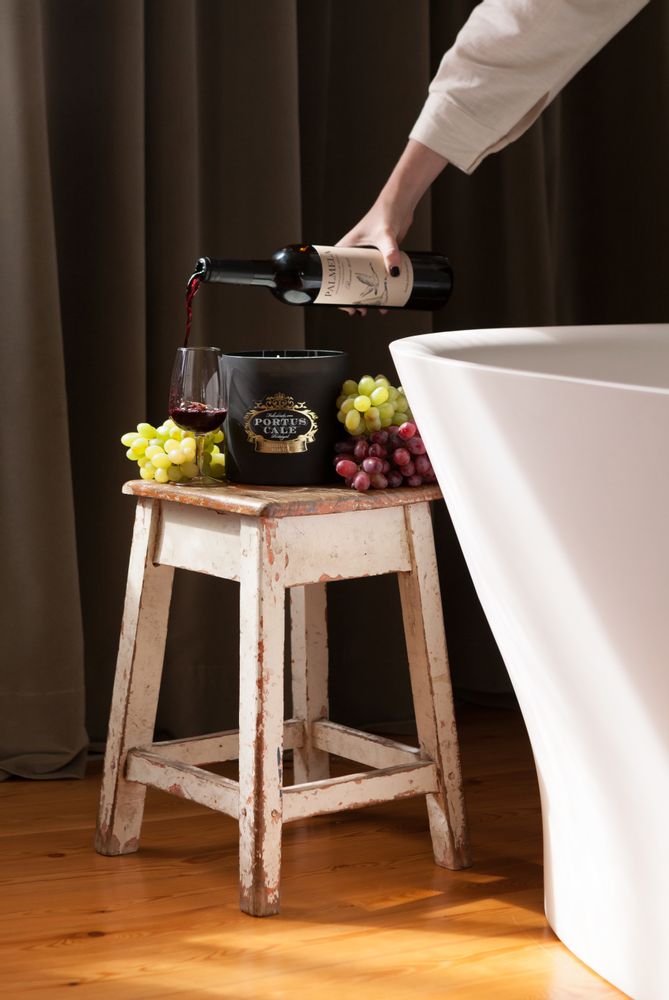 Bougies - Portus Cale Bougie à quatre mèches Rouge rubis - CASTELBEL