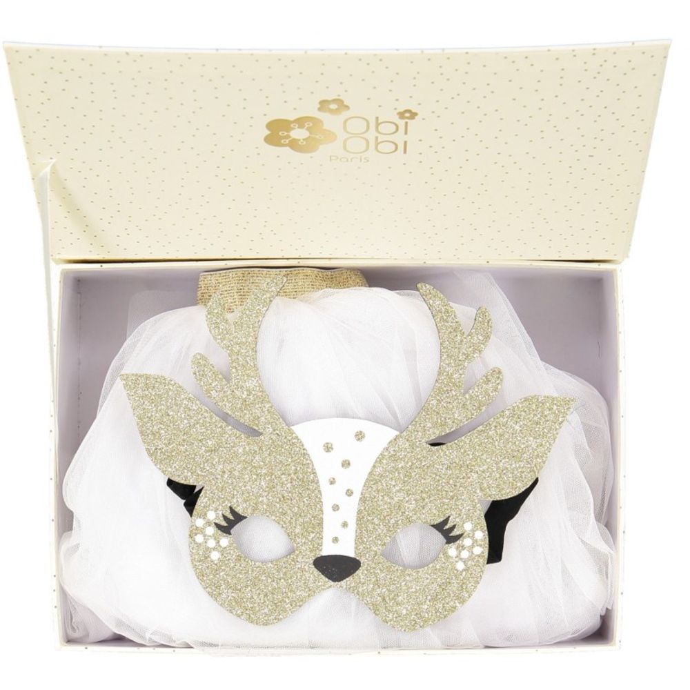 Fête pour enfant - Déguisement Faon fille ( masque & tutu) - OBI OBI
