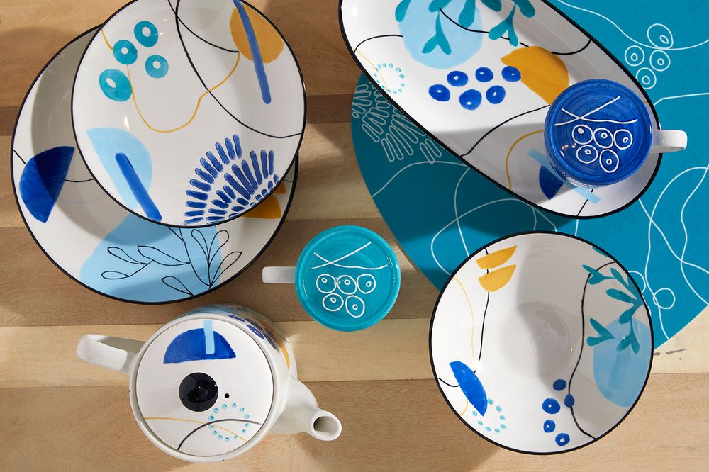 Assiettes au quotidien - Collection Calypso - AMADEUS