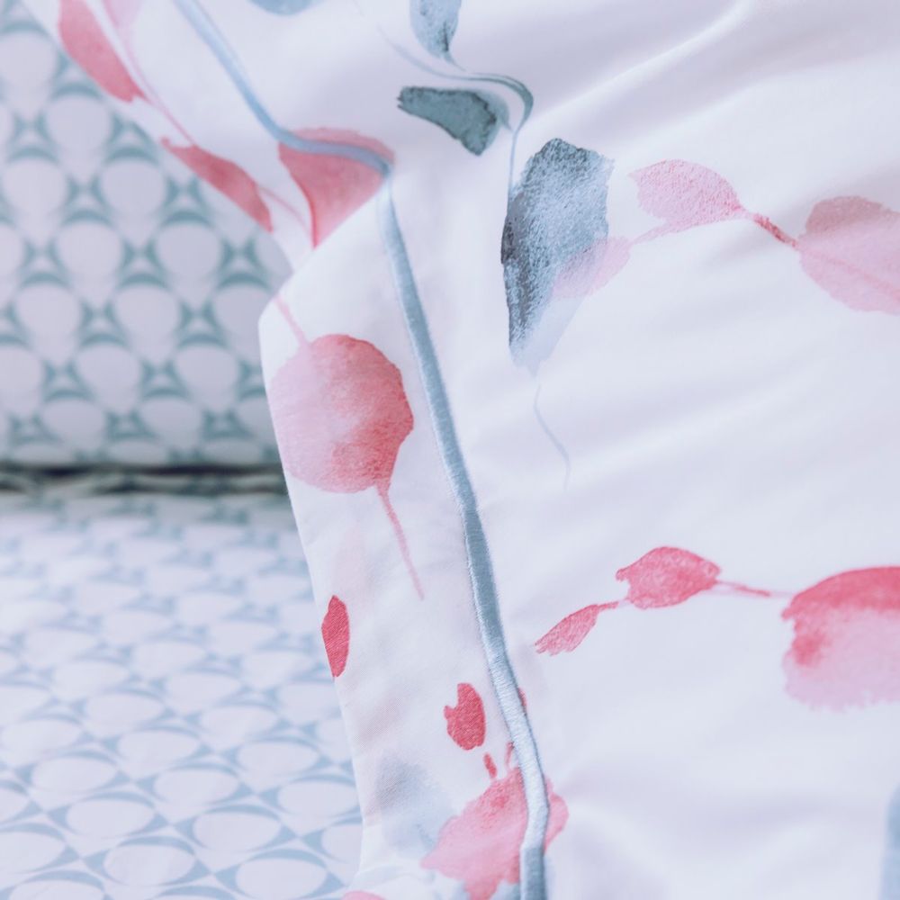 Autres linges de bain - Linge de lit Sofia en satin de coton. - TRADITION DES VOSGES