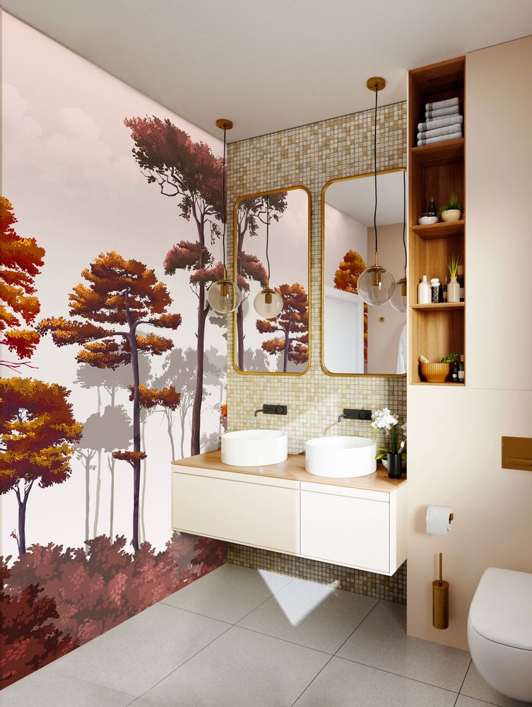 Other wall decoration - Wallpanel Matsu Automne - PAPERMINT