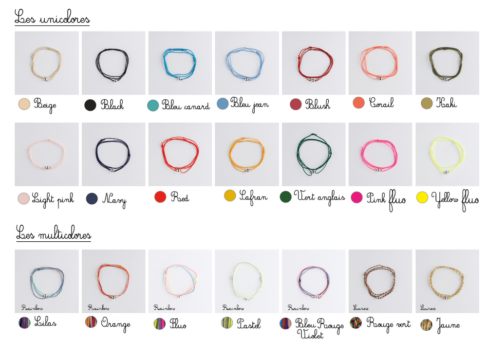 Objets personnalisables - Cordons aimantés - MIMI ROSE ATELIER