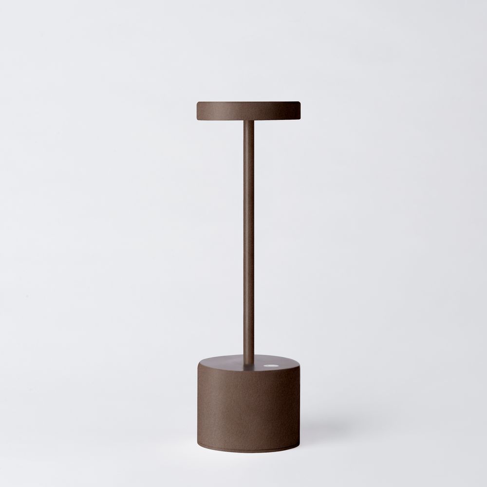 Wireless lamps - LUXCIOLE Small Moka - H. 26 cm - Cordless - HISLE