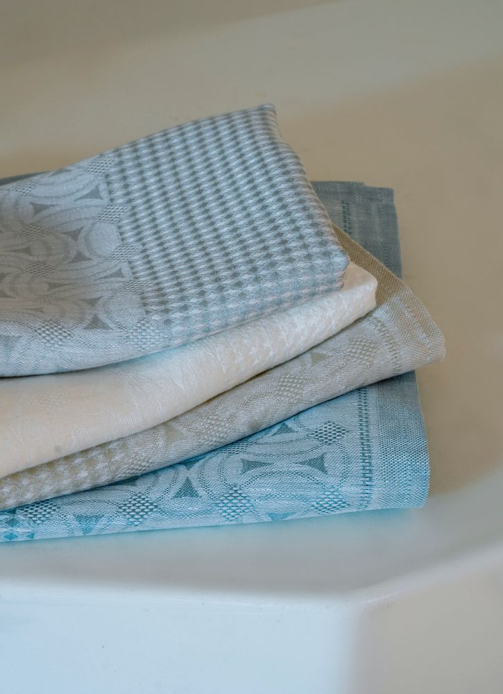 Bath towels - Lula Glacier Collection - LE JACQUARD FRANCAIS