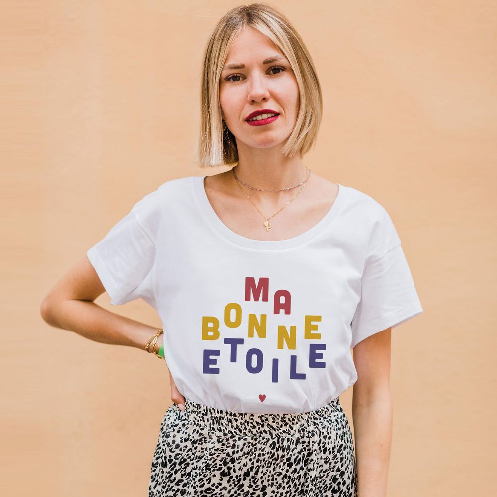 Prêt-à-porter - Tshirt MA BONNE ETOILE - WAY CUSTOM