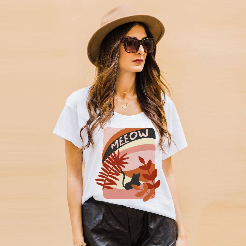 Prêt-à-porter - Tshirt MEEOW - WAY CUSTOM