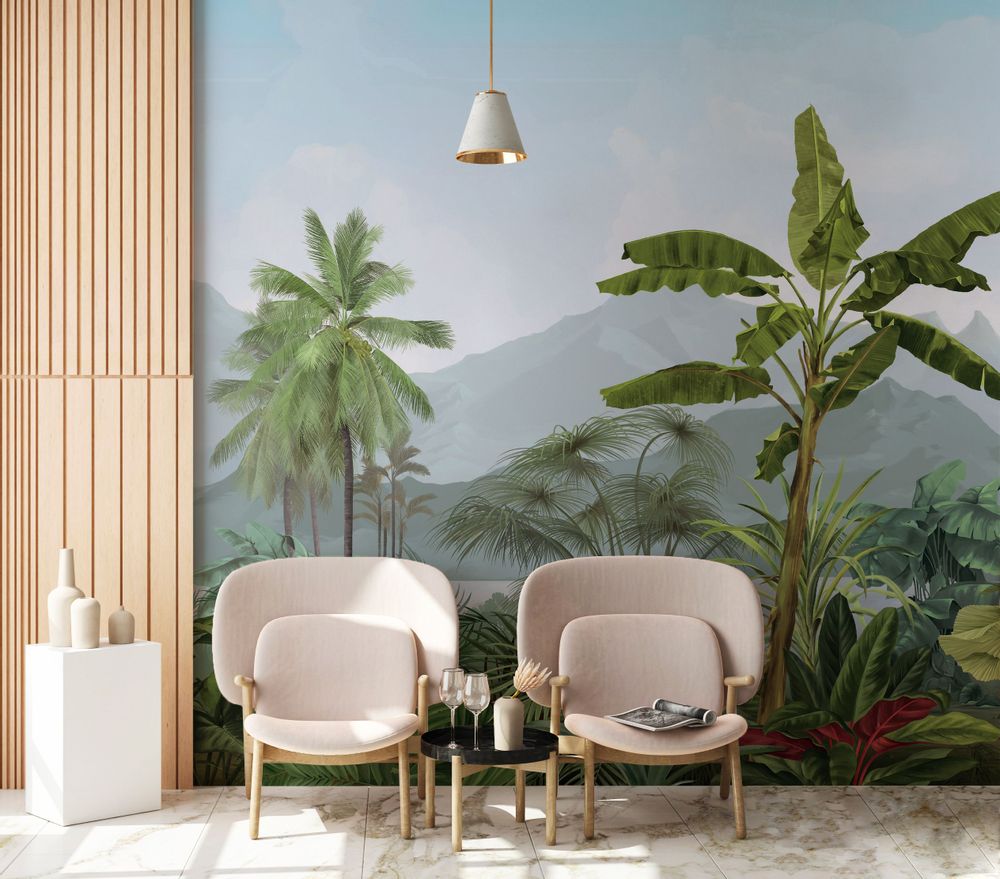 Other wall decoration - Wallpanel Amazonia Naturel - PAPERMINT