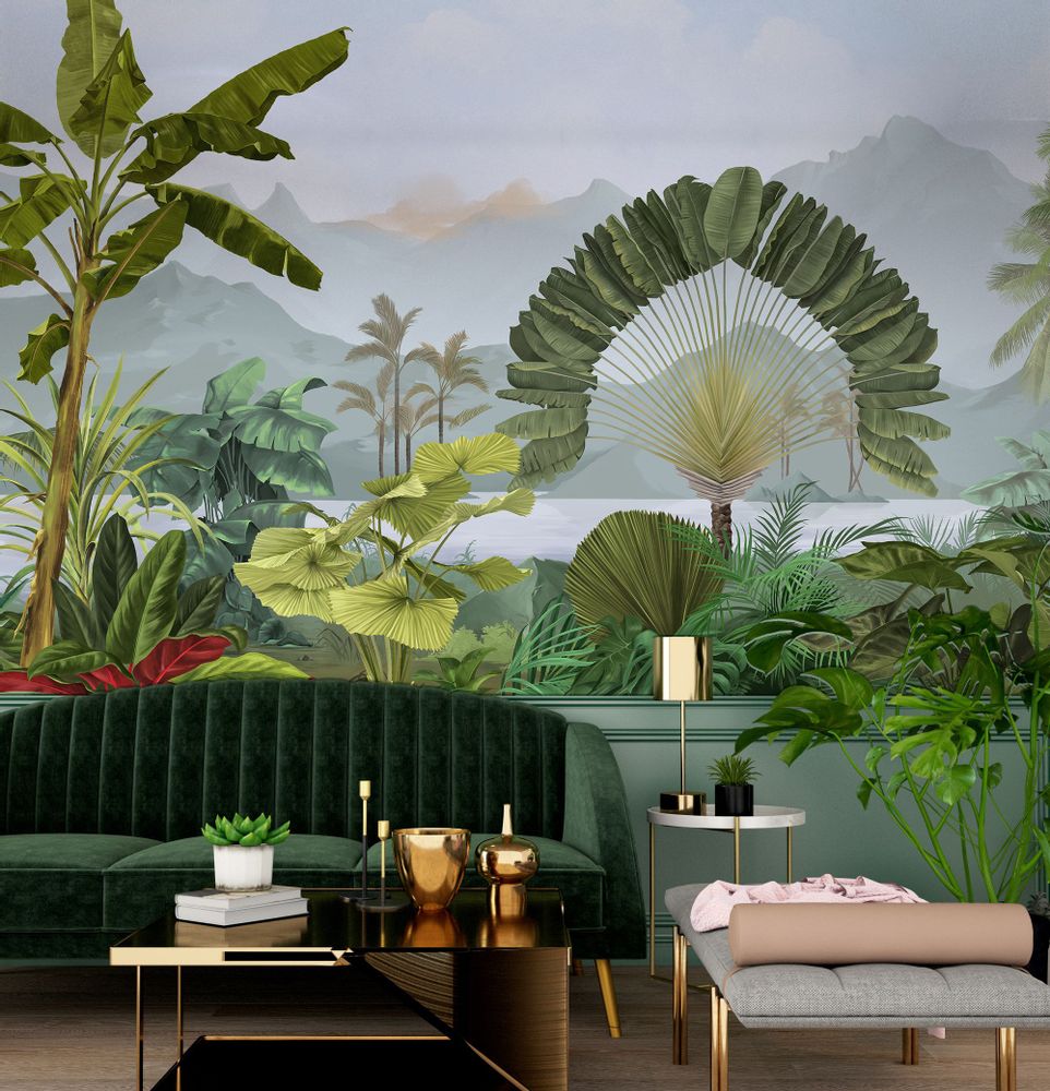 Other wall decoration - Wallpanel Amazonia Naturel - PAPERMINT