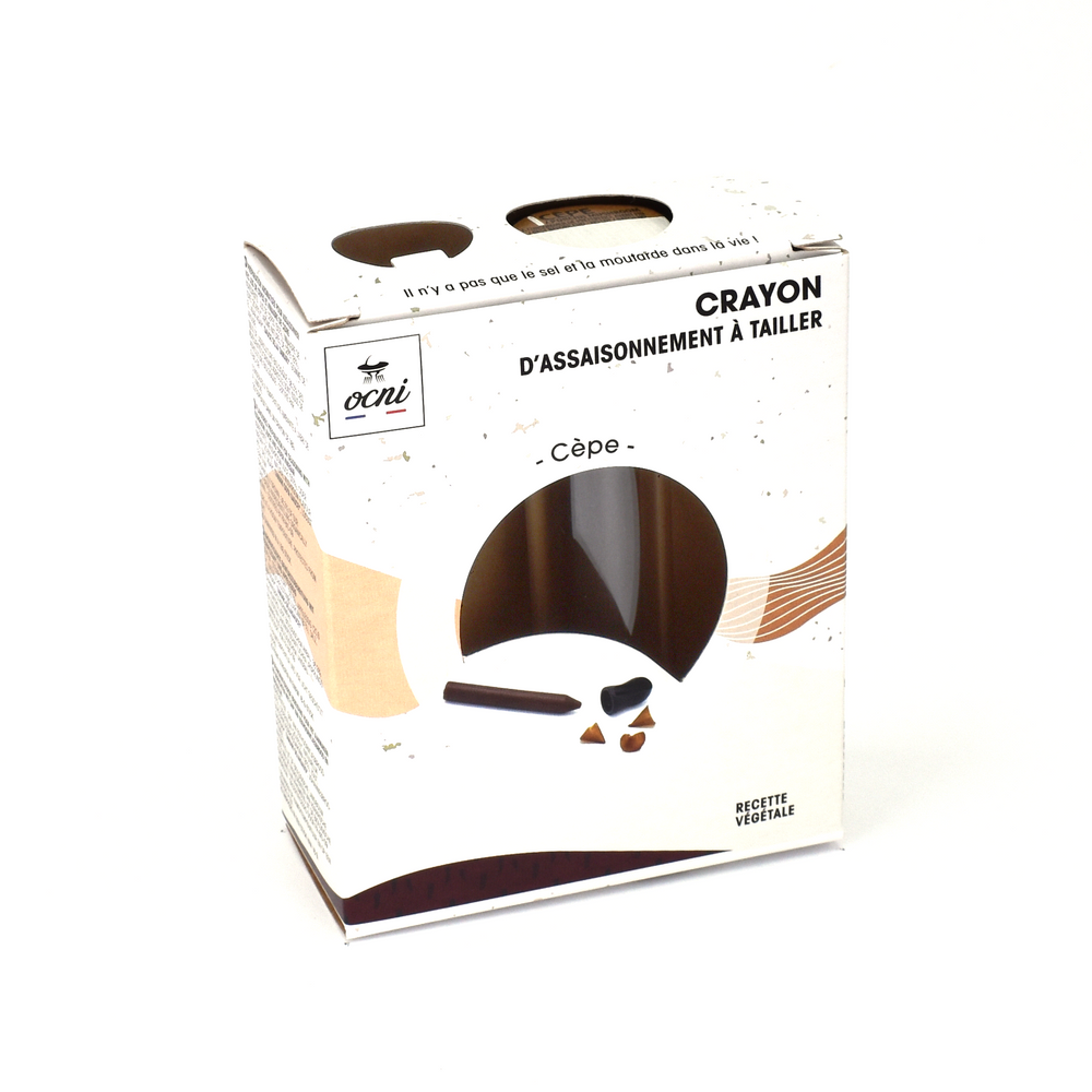 Épicerie fine - Coffret d'Assaisonnement à tailler 1 crayon - Cèpe - OCNI FACTORY