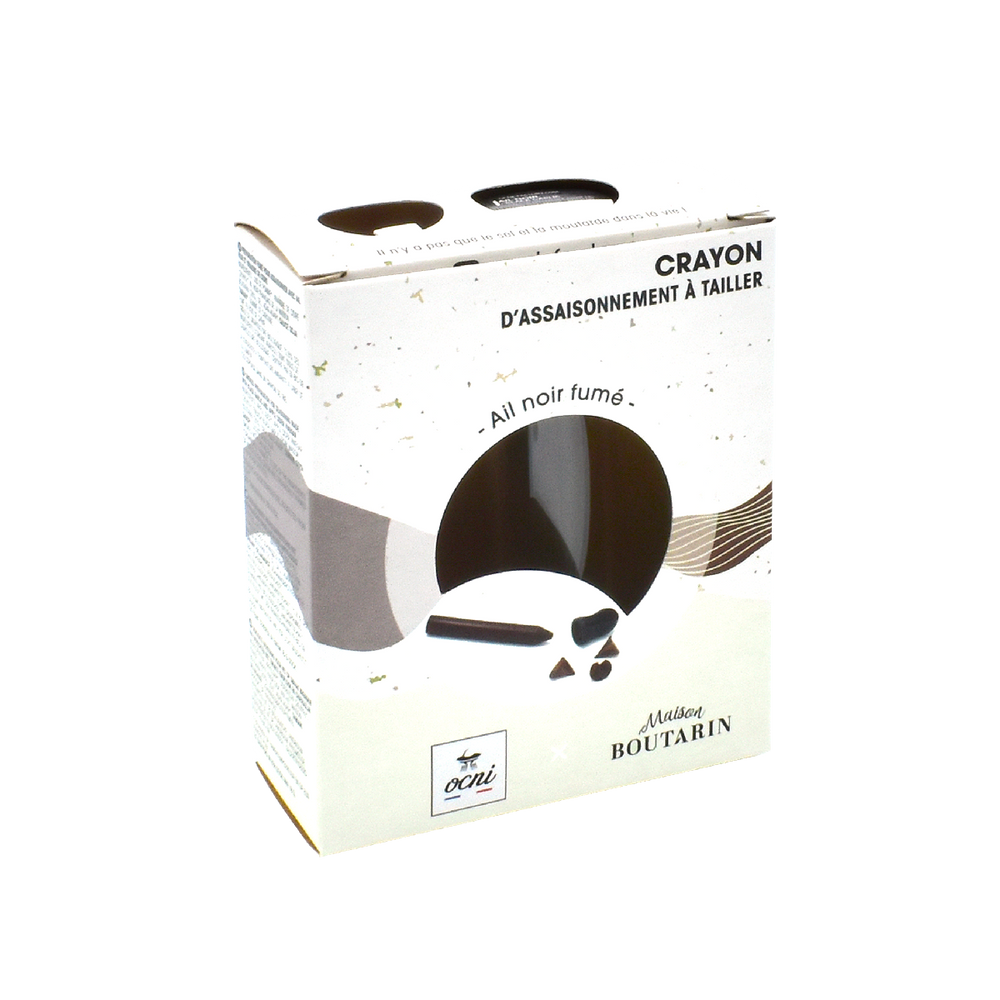 Épicerie fine - Coffret d'Assaisonnement à tailler 1 crayon - Ail noir fumé - OCNI FACTORY