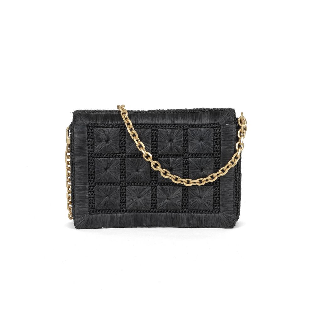 Bags and totes - JULIETTE NOIR raffia bag - SANABAY PARIS