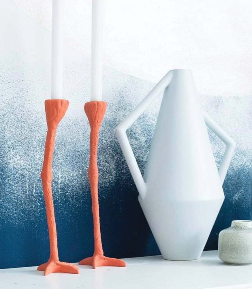 Decorative objects - Long Legs Candle Holder - Set of 2 - JASMIN DJERZIC
