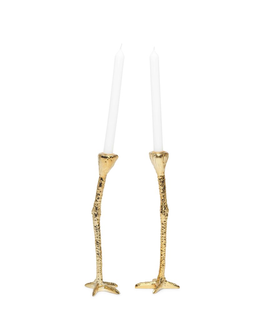 Objets de décoration - Bougeoir Long Legs Gold Edition - Lot de 2 - JASMIN DJERZIC