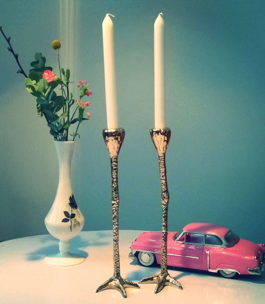 Objets de décoration - Bougeoir Long Legs Gold Edition - Lot de 2 - JASMIN DJERZIC