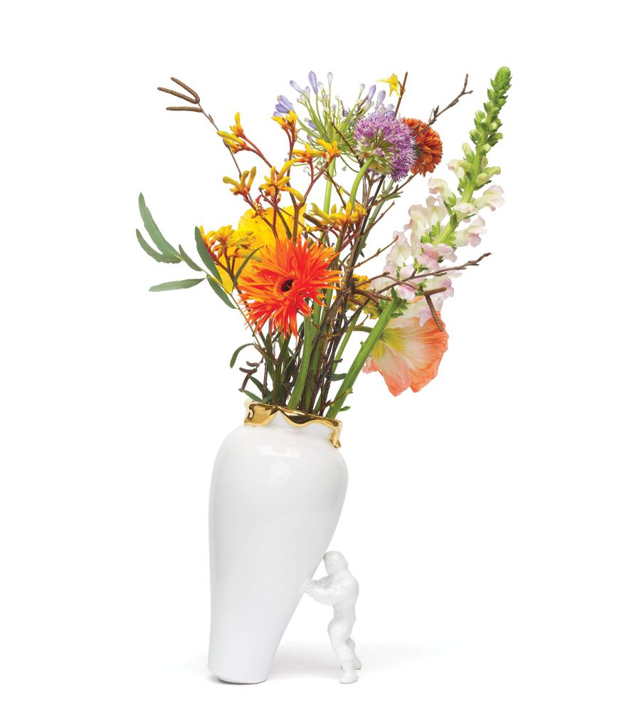 Vases - Super Hero Vase - Golden Edition - JASMIN DJERZIC