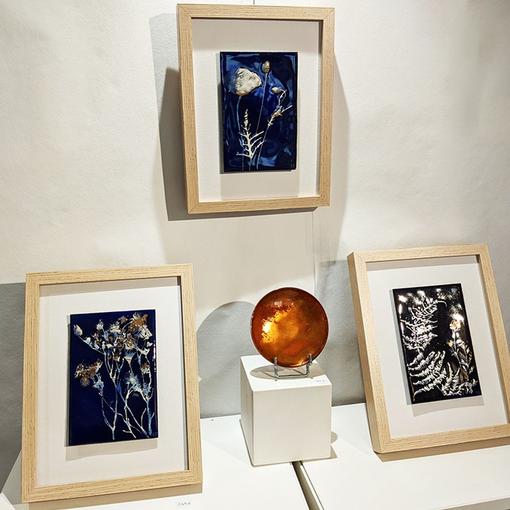 Pièces uniques - Tableau - GRAMINÉES - ANNE DE LA FORGE - ÉMAILLEUR D'ART