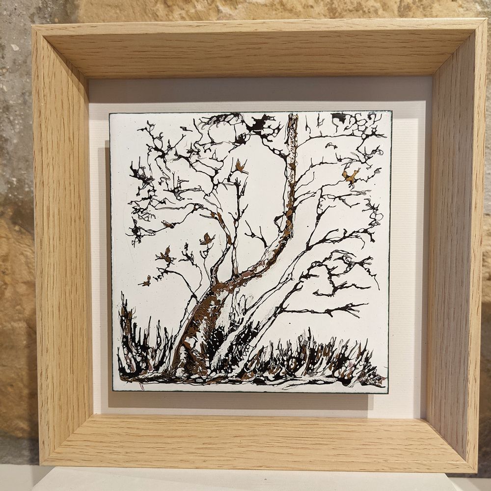 Tableaux - Tableau - ARBRE - ANNE DE LA FORGE - ÉMAILLEUR D'ART