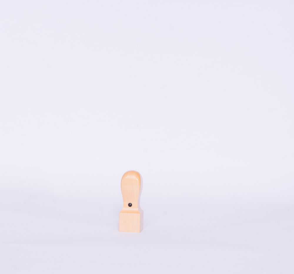 Cadeaux - Sceau japonais Hanko fait de bois de buis (carré) - KAMAKURA HANKO