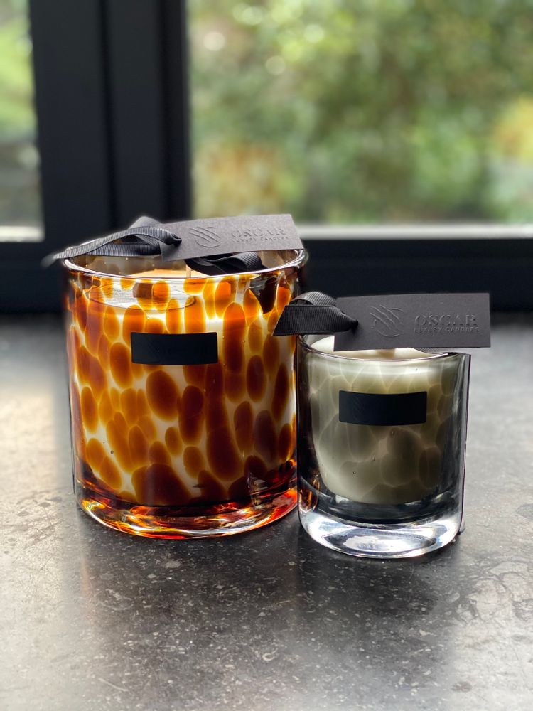 Objets de décoration - Bougie Léopard - OSCAR LUXURY CANDLES