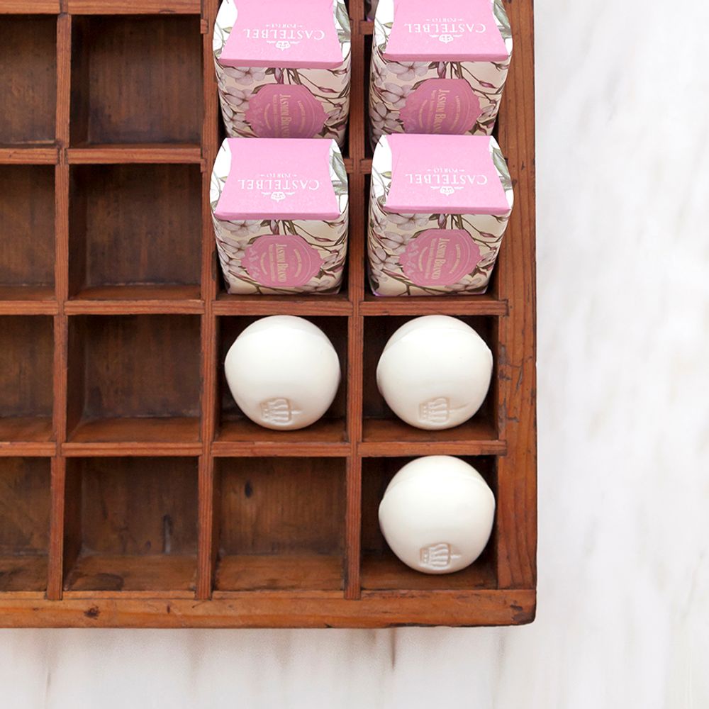 Savons - Castelbel Savon Jasmin Blanc 40g - CASTELBEL