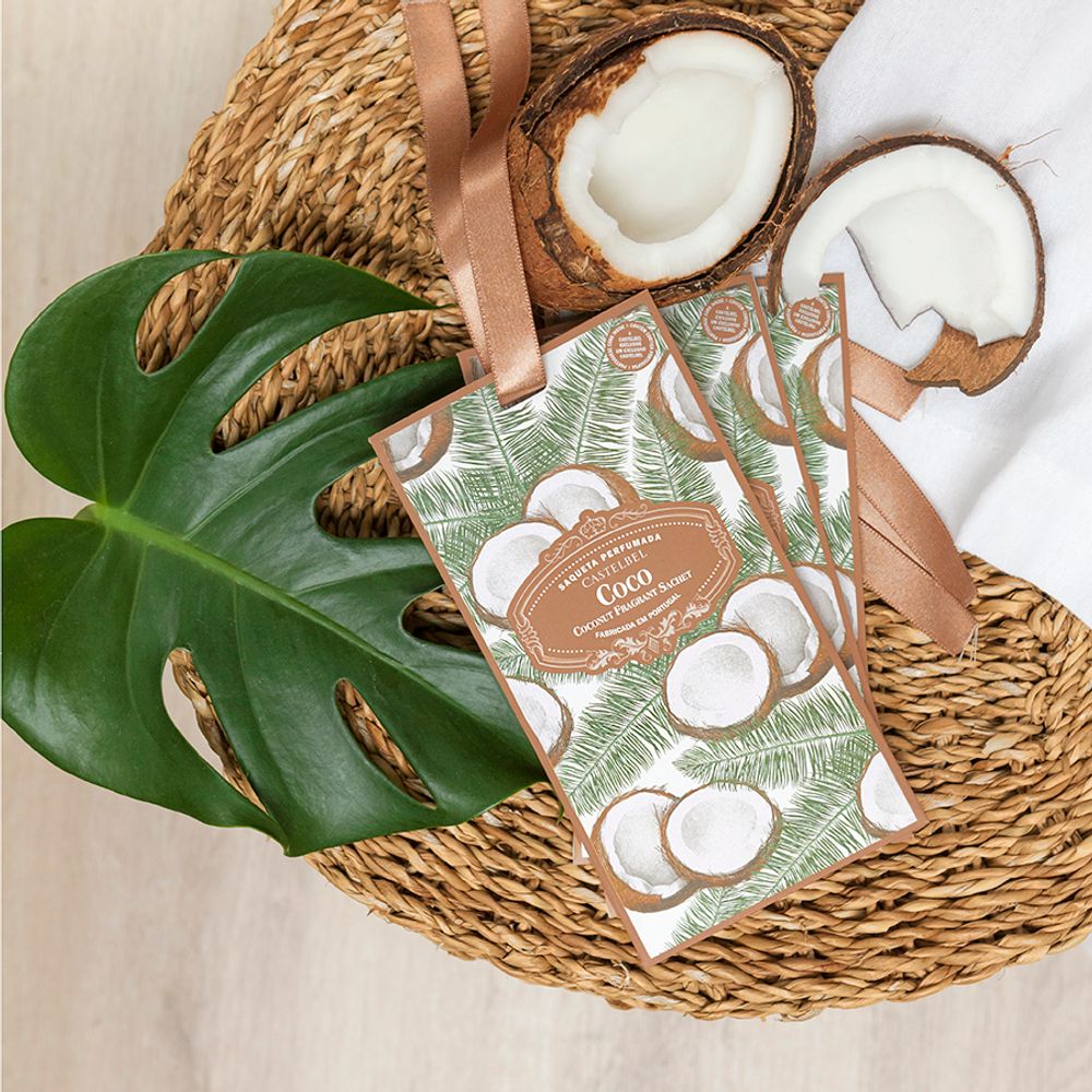 Parfums d'intérieur - Sachet de noix de coco Castelbel - CASTELBEL