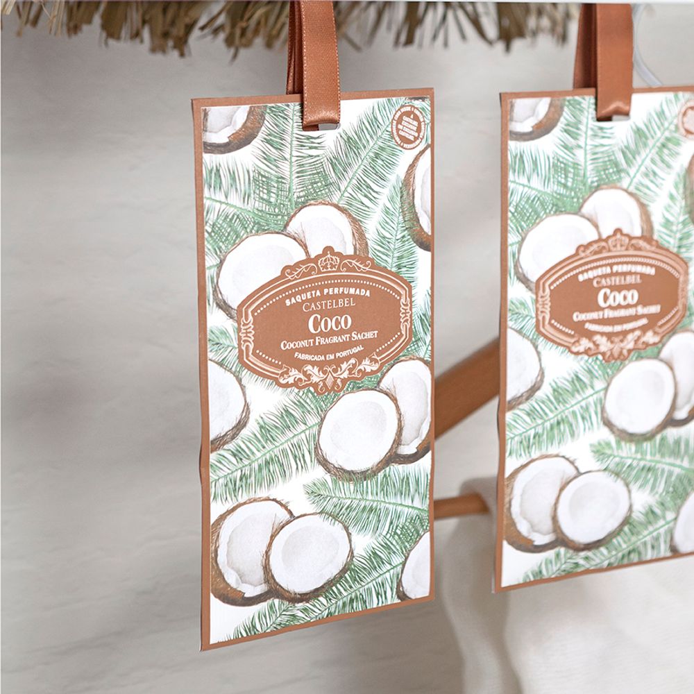 Parfums d'intérieur - Sachet de noix de coco Castelbel - CASTELBEL