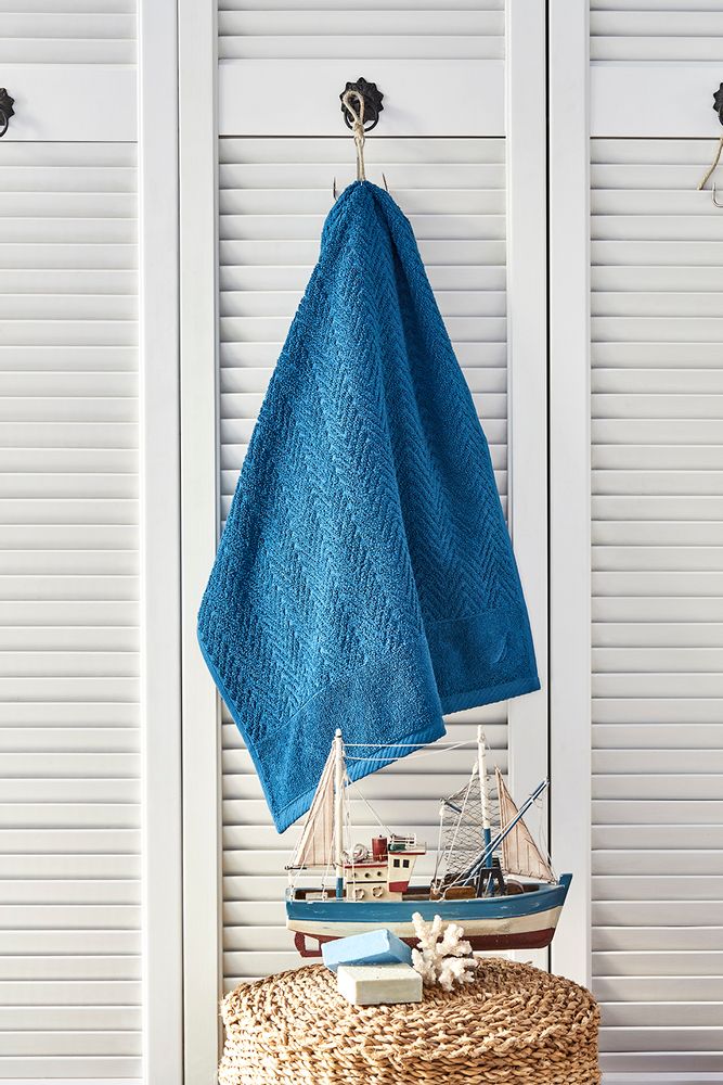 Serviettes de bain - Nautica Zigzag Groupe de serviettes - NAUTICA