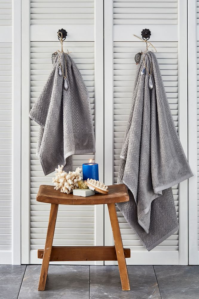 Serviettes de bain - Nautica Zigzag Groupe de serviettes - NAUTICA