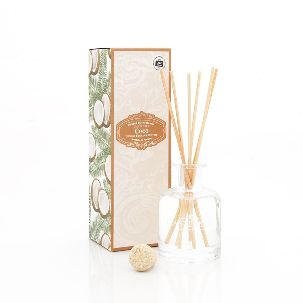 Parfums d'intérieur - Diffuseur de parfum à la noix de coco Castelbel - 100 ml et 250 ml - CASTELBEL