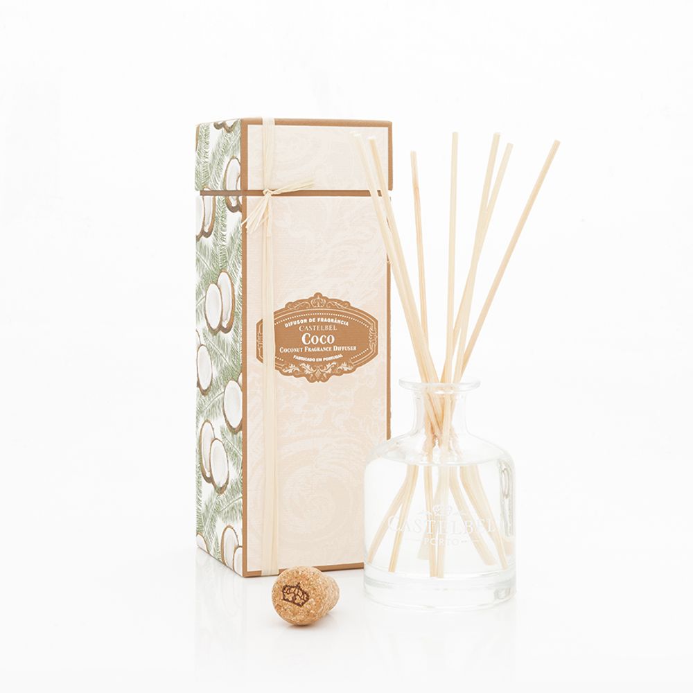 Parfums d'intérieur - Diffuseur de parfum à la noix de coco Castelbel - 100 ml et 250 ml - CASTELBEL