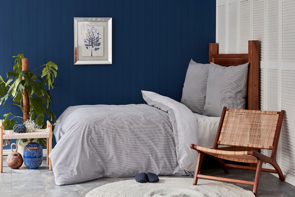 Linge de lit - Nautica Home Darya Parure de Lit En Percale Seersucker - NAUTICA