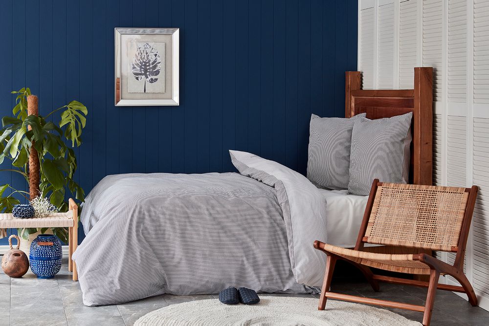 Linge de lit - Nautica Home Darya Parure de Lit En Percale Seersucker - NAUTICA