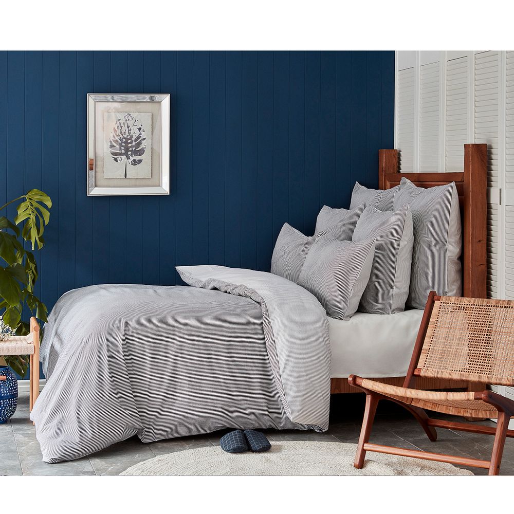 Linge de lit - Nautica Home Darya Parure de Lit En Percale Seersucker - NAUTICA