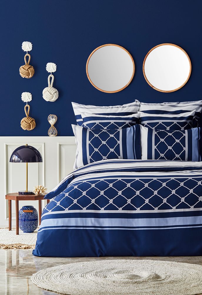 Linge de lit - Nautica Home Parure de lit avec housse de couette satinée - NAUTICA