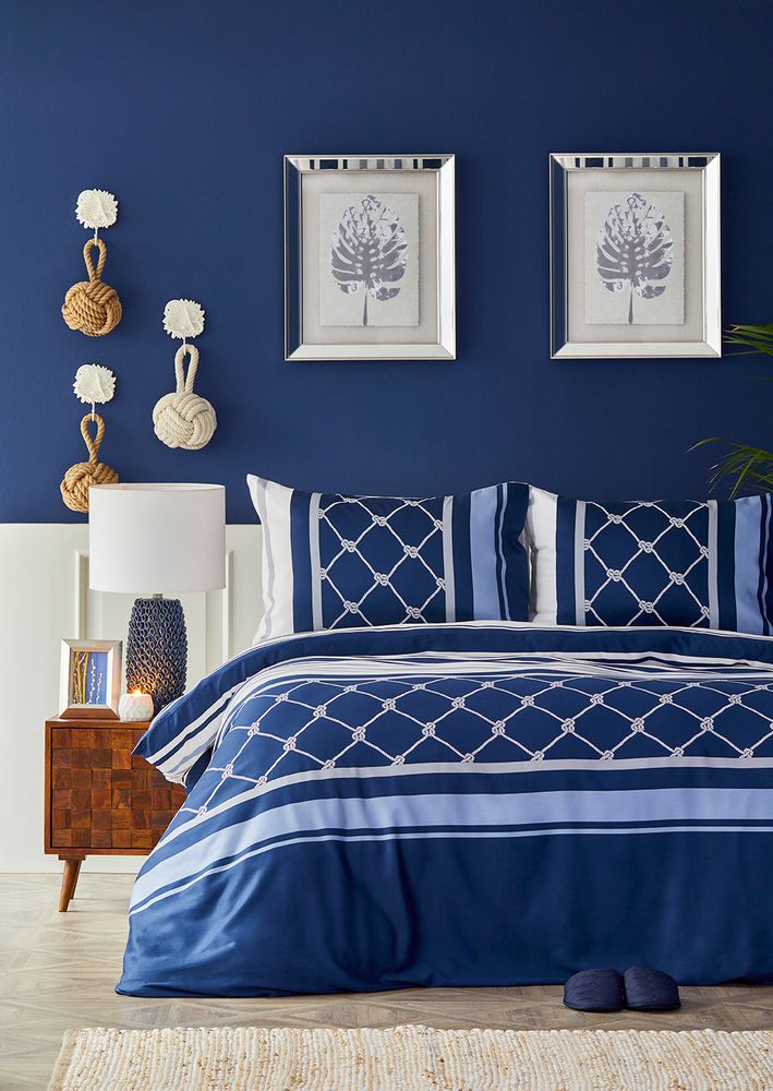 Linge de lit - Nautica Home Parure de lit avec housse de couette satinée - NAUTICA