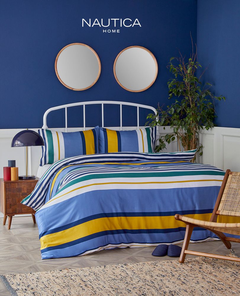 Linge de lit - Nautica Home Dover Parure de lit satinée - NAUTICA