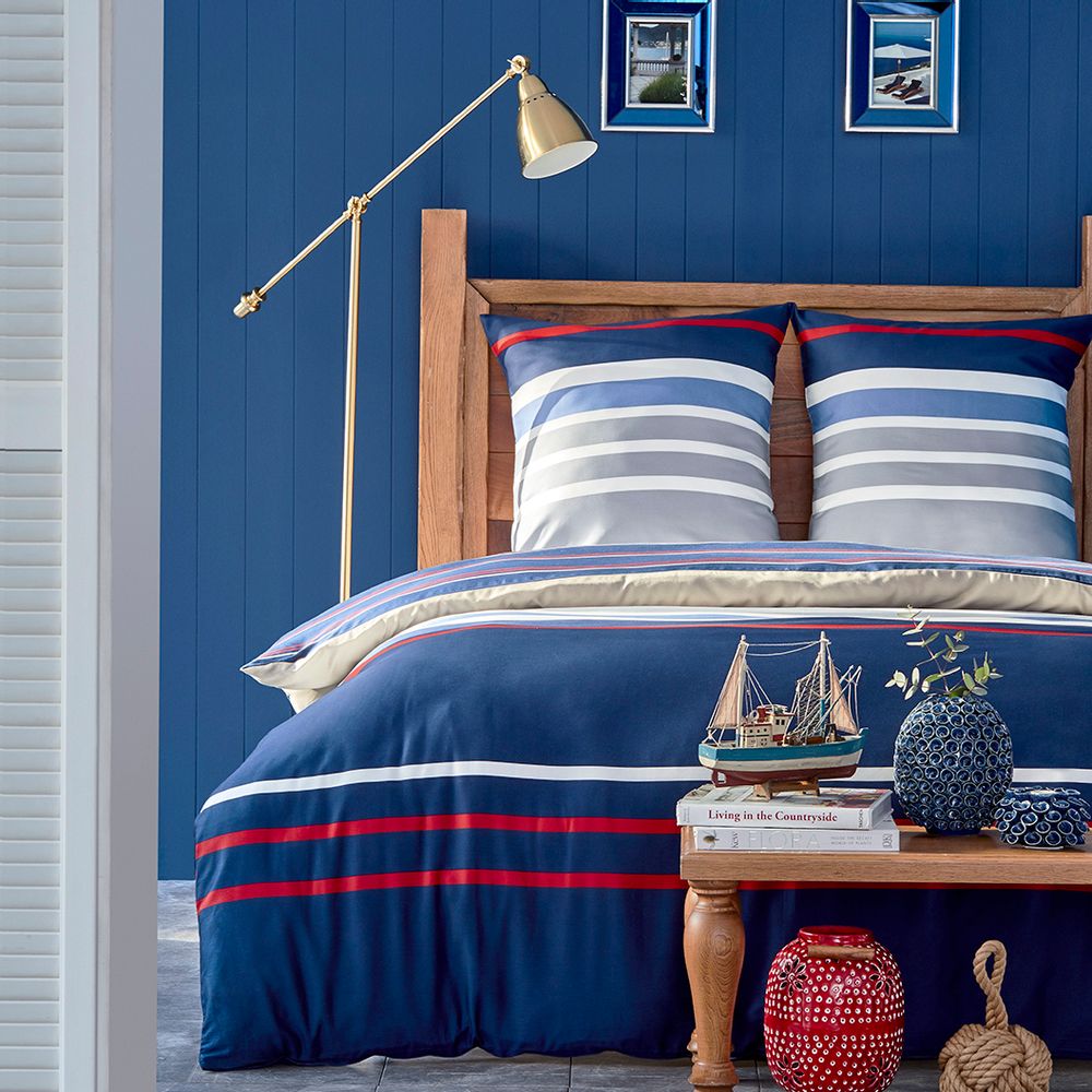 Linge de lit - Nautica Home Bradford Parure de lit satinée - NAUTICA
