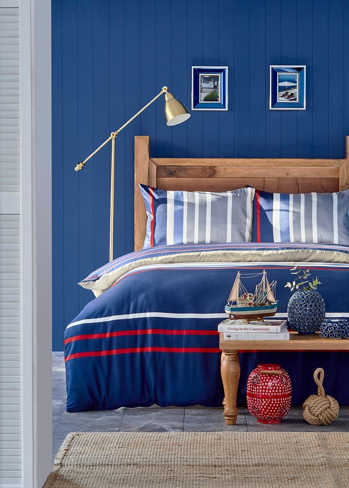 Linge de lit - Nautica Home Bradford Parure de lit satinée - NAUTICA