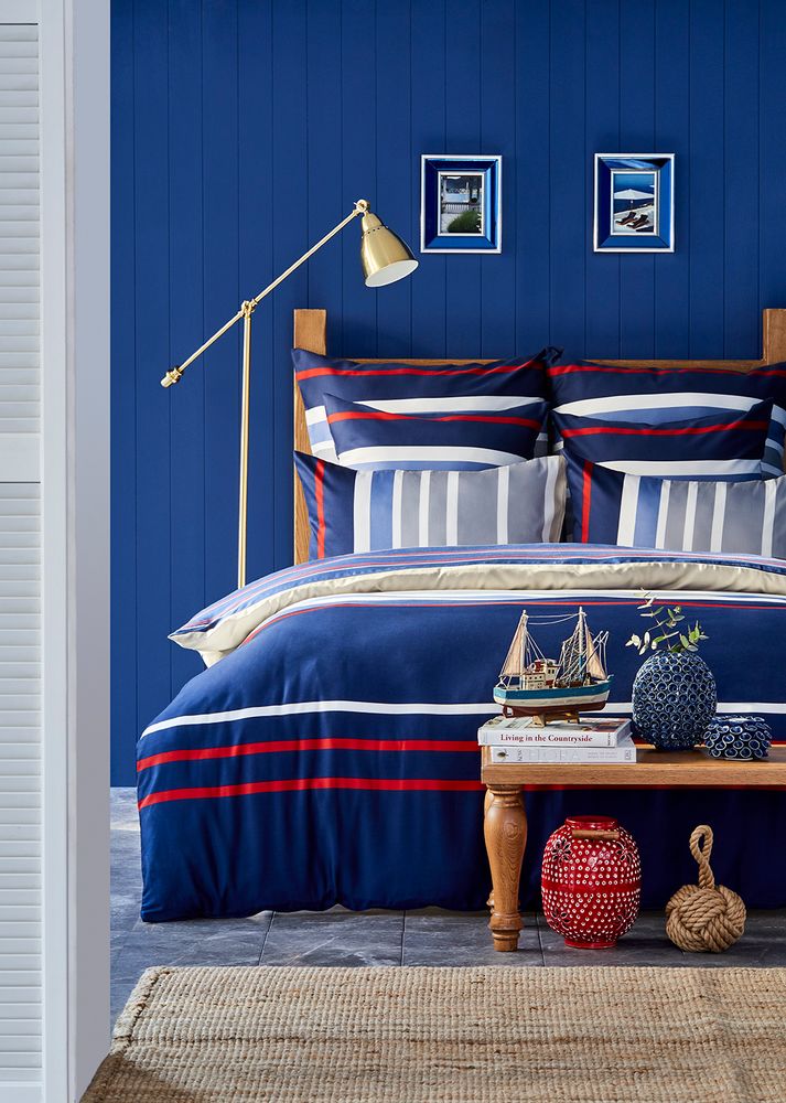 Linge de lit - Nautica Home Bradford Parure de lit satinée - NAUTICA